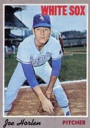 1970 Topps Base Set Joe Horlen #35 card
