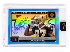 2024 Panini One One Moment in Time Autographs Joe Horn #396 card