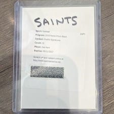 2025 Panini Prizm Black Prolific Signatures Joe Horn #31 card
