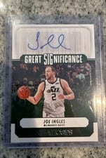 2022-23 Hoops Great SIGnificance Joe Ingles #GS-JIB card