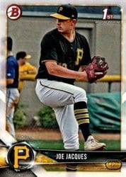 2018 Bowman Draft Base Set Joe Jacques #BD-24 card