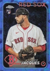 2024 Topps Chrome Sapphire Edition Base Set Joe Jacques #187 card