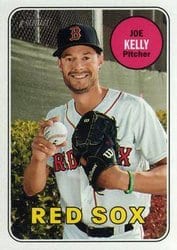 2018 Topps Heritage Base Set Joe Kelly #562 card