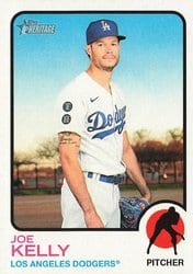 2022 Topps Heritage Base Set Joe Kelly #423 card
