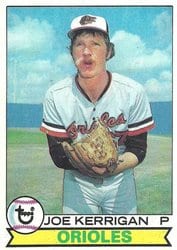 1979 Topps Base Set Joe Kerrigan #37 card