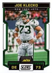 2023 Score Base Set Joe Klecko #295 card