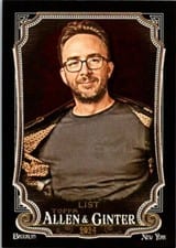 2024 Topps Allen & Ginter X Base Set Joe List #290 card