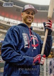 2018 Stadium Club Base Set Joe Mauer #194 card
