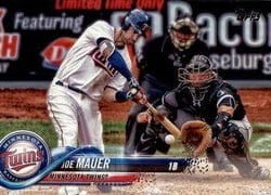 2018 Topps Base Set Joe Mauer #231 card
