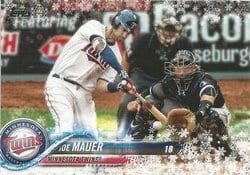 2018 Topps Holiday Base Set Joe Mauer #HMW109 card