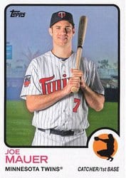 2021 Topps Archives Base Set Joe Mauer #110 card