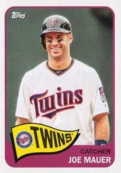 2023 Topps Archives Base Set Joe Mauer #162 card