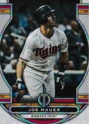 2023 Topps Tribute Base Set Joe Mauer #3 card