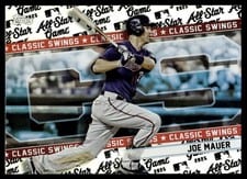 2025 Topps All Star Game Classic Swings Joe Mauer #CS-24 card