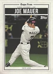 2025 Topps History of Japanese Baseball Joe Mauer #HB-18 card