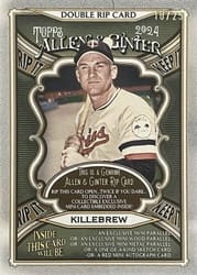 2024 Topps Allen & Ginter Double Rip Cards Joe Mauer / Harmon Killebrew (Minnesota Twins) #DRIP-KM card