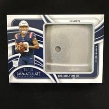 2024 Panini Immaculate Collection Rookie Numbers Joe Milton III #20 card