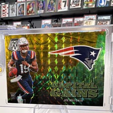2024 Panini Mosaic Capital Gains Mosaic Joe Milton III #10 card