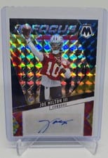 2025 Panini Mosaic In Focus Signatures Joe Milton III #IFS-JMN card