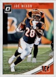 2018 Donruss Optic Base Set Joe Mixon #23 card