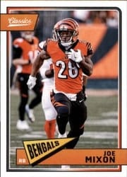 2018 Panini Classics Base Set Joe Mixon #22 card