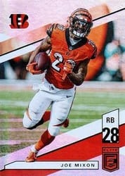 2019 Donruss Elite Base Set Joe Mixon #49 card