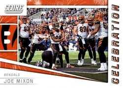 2019 Score Celebration Joe Mixon #C-7 card