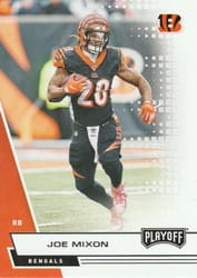 2020 Panini Playoff Base Set Joe Mixon #34 card