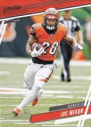 2020 Panini Prestige Base Set Joe Mixon #19 card