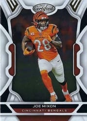 2022 Panini Certified Base Set Joe Mixon #19 card