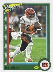 2022 Panini Classics Base Set Joe Mixon #20 card