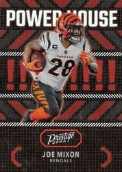 2023 Panini Prestige Power House Joe Mixon #5 card