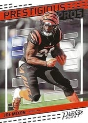 2023 Panini Prestige Prestigious Pros Joe Mixon #19 card