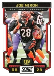 2023 Score Base Set Joe Mixon #200 card