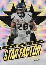 2025 Panini Revolution Star Factor Joe Mixon #22 card