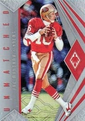 2018 Panini Phoenix Unmatched Joe Montana #13 card