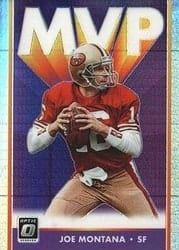 2019 Donruss Optic MVP Joe Montana #MVP-17 card
