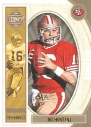 2019 Panini Legacy Base Set Joe Montana #103 card