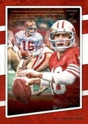 2020 Donruss All-Time Gridiron Kings Joe Montana #ATGK-JM card