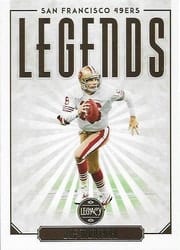 2020 Panini Legacy Base Set Joe Montana #128 card