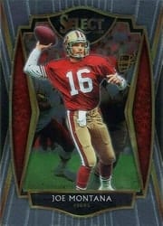 2020 Panini Select Base Set Joe Montana #118 card