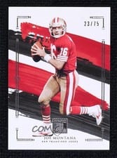 2021 Panini Impeccable Base Set Joe Montana #90