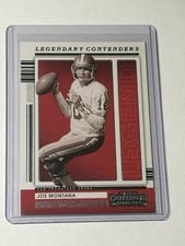 2021 Panini Legendary Contenders Joe Montana #LGD-JMO card