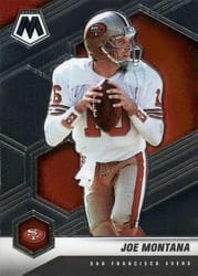 2021 Panini Mosaic Base Set Joe Montana #174 card