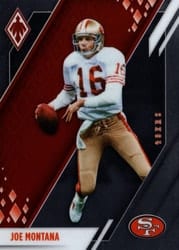 2021 Panini Phoenix Base Set Joe Montana #82 card