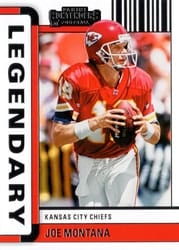 2022 Panini Contenders Legendary Contenders Joe Montana #LGD-JMO card
