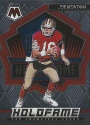2022 Panini Mosaic HoloFame Joe Montana #HF-1 card