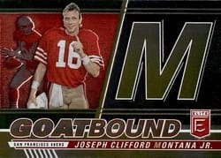 2023 Donruss Elite GOATBound Joe Montana #GB-JM15 card