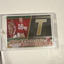 2023 Donruss Elite GOATBound Joe Montana #GB-JM18 card