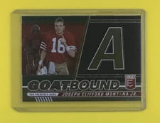 2023 Donruss Elite GOATBound Joe Montana #GB-JM19 card